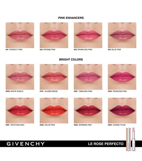 givenchy rose perfecto lip balm black pink|givenchy color changing lip gloss.